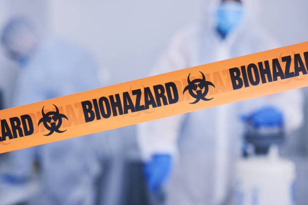 Professional Infectious Disease Decontamination technician working in Sweeny, TX